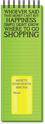 Nourish Magnetic Memo Pad Regular Memo Pad Ruled 50 Pages(Green)