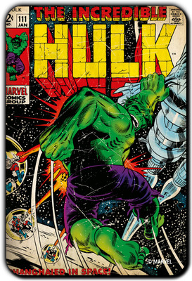 

Marvel The Incredible Hulk pack of 1 (Officially Licensed) Fridge Magnet Pack of 1(Multicolor)