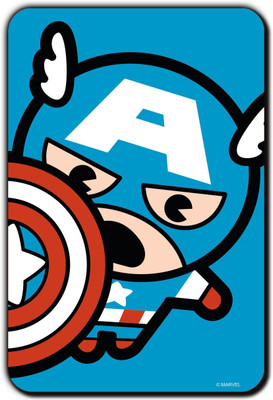 

Marvel Kawaii- Captain (Officially Licensed) Fridge Magnet Pack of 1(Multicolor)