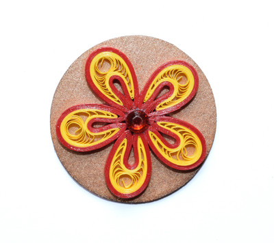 

Calamus Unique Fridge Magnet Pack of 1(Red, Yellow)