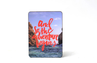 

My Own Adventure Begins Fridge Magnet Pack of 1(Multicolor)