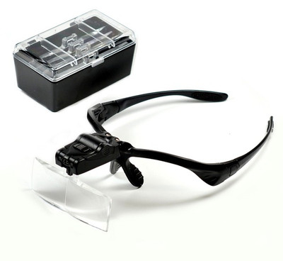 Abdullah Head Magnifier 3.5x Magnifying Glass(Black)