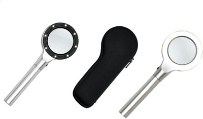 

Star Magic 8LED Metal 5X Magnifying Glass(Silver)