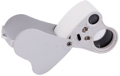 Shope Dual Loupe 30X60X Magnifying Glass(White)