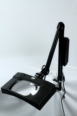 

LENSEL FLEXIBLE ARM ILLUMINATED MAGNIFIER ESD SAFE VERSION DELUXE MODEL INCLUDING CLAMPING TYPE BASE 1.75X DESK TOP ILLUMINATED INSPECTION MAGNIFIER(Black)