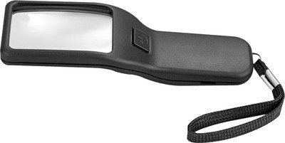 Star Magic 2LED & UV LIGHT 5X Magnifying Glass(Black, White)