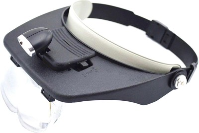 JM Head 2led Jewelry 1.2x 1.8x 2.5x 3.5x Magnifier(Multicolor)