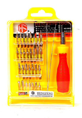 

HANDSON 31 IN-1 MEGNETIC ELECTROC SCREWDRIVER SET SCREWDRIVER SET Metal(Silver)