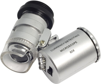 

Gade currancy cheker ligh 60x microscope(Silver)