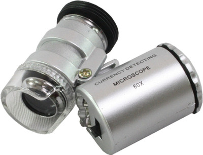 JM Led 60X Magnifying Glass(Silver)