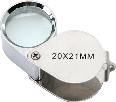 Star Magic Loupe 20X Magnifying Glass(Silver)
