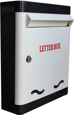 

Lamba's PG04WB Wall Mounted Mailbox(White, Black)