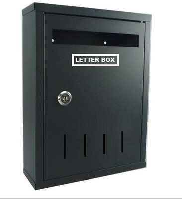 

Neat Modern Home Wall Mounted Mailbox(Black)