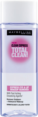 

Maybelline Clean Express Total Clean Express Eye & Lip Makeup Remover Makeup Remover(70 ml)