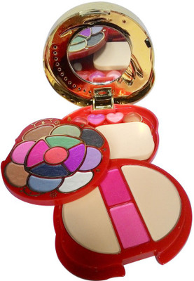 

ADS ADS-13Eyeshadow::2Blusher::2CompactPowder::4LipColor::1Puff::1Mirror::Makeupkit