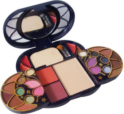 

ADS 22Eyeshadow::1CompactPowder::2Blusher::4Lipcolor::1Puff::1Mirror::Makeupkit