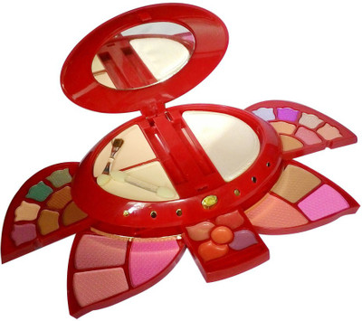 

ADS ADS-14Eyeshadow::6Blusher::2CompactPowder::5LipColor::1Puff::1Mirror::Makeupkit