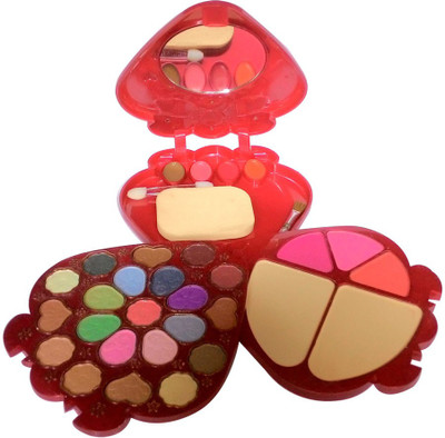 

ADS ADS-21Eyeshadow::3Blusher::2CompactPowder::4LipColor::1Puff::1Mirror::Makeupkit