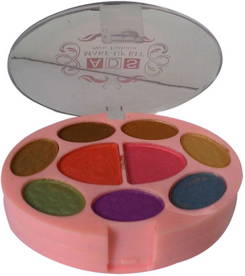 

ADS ADS-7Eyeshadow::2Blusher::2CompactPowder::4LipColor::1Puff::1Mirror::Makeupkit