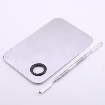 

Ushoppingcart High Quality Professional Pro Lady Stainless Steel Cosmetic Makeup Palette Spatula Tool (150x100MM)