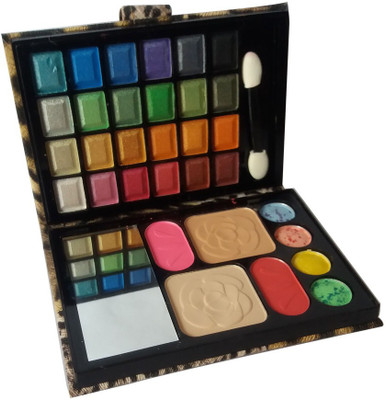 

Steel Paris 24Eyeshadow::1CompactPowder::2Blusher::4Lipcolor::1Puff::1Mirror::Makeupkit