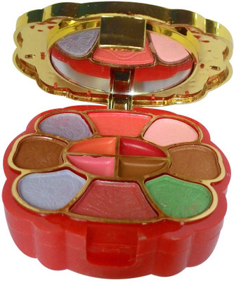 

ADS ADS-6Eyeshadow::2Blusher::2CompactPowder::4LipColor::1Puff::1Mirror::Makeupkit