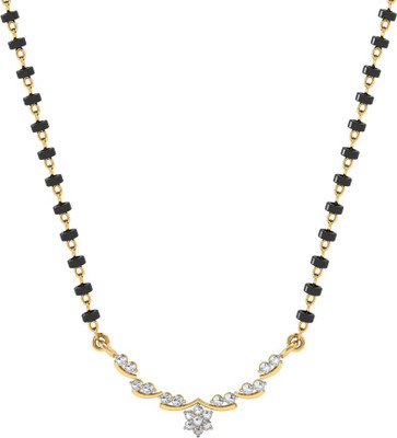 

Vachya Devotion 14kt Diamond Yellow Gold Mangalsutra Tanmaniya(Yellow Gold Plated)