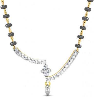

Avsar Rajesthan 18kt Diamond Yellow Gold Mangalsutra Tanmaniya