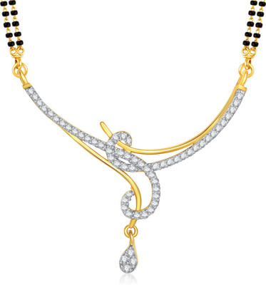 

Meenaz Exclusive Beautiful Tanmaniya Cz Alloy Mangalsutra