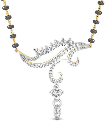

Avsar Diamond 18kt Diamond Yellow Gold Mangalsutra Tanmaniya