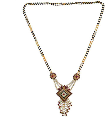 

Taj Pearl Traditional Alloy Mangalsutra
