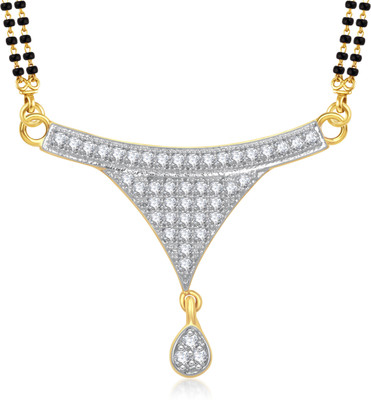 

Meenaz FASHIONABLE CZ Alloy Mangalsutra