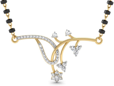 

Vachya Devotion 14kt Diamond Yellow Gold Mangalsutra Tanmaniya(Yellow Gold Plated)