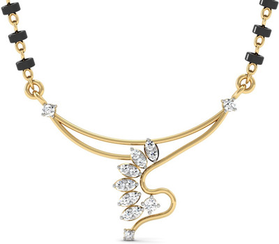 

Vachya Devotion 18kt Diamond Yellow Gold Mangalsutra Tanmaniya(Yellow Gold Plated)