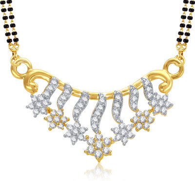 80% OFF on VK Jewels Pendant with Earrings Gold Plated for Women & Girls Alloy Mangalsutra 80% OFF on VK Jewels Pendant with Earrings Gold Plated for Women & Girls Alloy Mangalsutra