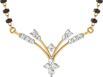 

Vachya Devotion 18kt Diamond Yellow Gold Mangalsutra Tanmaniya(Yellow Gold Plated)