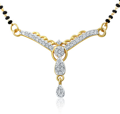 mahi Alloy, Brass Jewel Set(Gold, White)