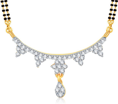

Meenaz Fascinating Tanmaniya Cz Alloy Mangalsutra