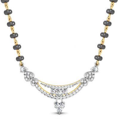 

Avsar Uttrakhand 18kt Diamond Yellow Gold Mangalsutra Tanmaniya