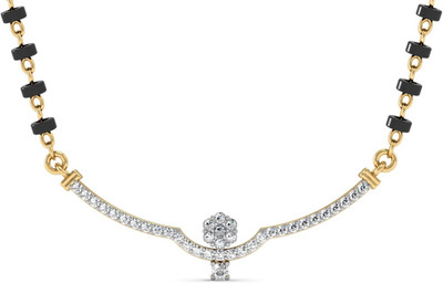 

Vachya Devotion 14kt Diamond Yellow Gold Mangalsutra Tanmaniya(Yellow Gold Plated)
