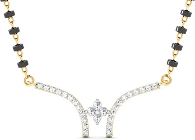 

Vachya Devotion 14kt Diamond Yellow Gold Mangalsutra Tanmaniya(Yellow Gold Plated)