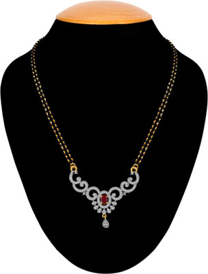 

American Diamond Traditional Copper Mangalsutra
