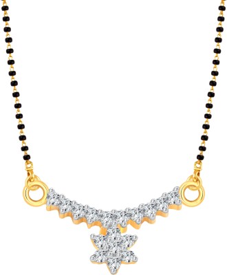 VIGHNAHARTA Mini Flower Drop Alloy Mangalsutra