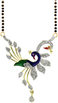 

You Bella Dancing Peacock Alloy Mangalsutra
