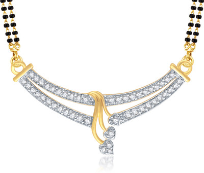 VK Jewels Classy Gold Plated for Women & Girls Alloy Mangalsutra