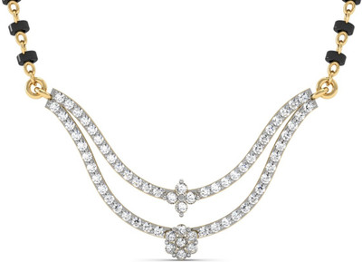 

Vachya Devotion 14kt Diamond Yellow Gold Mangalsutra Tanmaniya(Yellow Gold Plated)