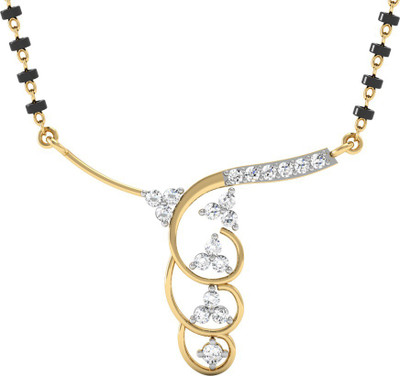 

Vachya Devotion 18kt Diamond Yellow Gold Mangalsutra Tanmaniya(Yellow Gold Plated)