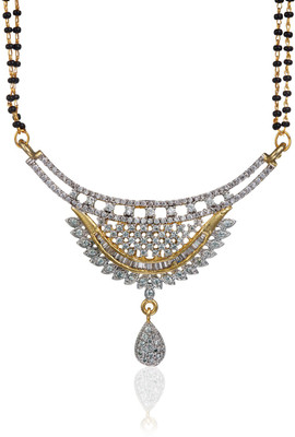 Alysa Marmion Alloy, Silver Mangalsutra