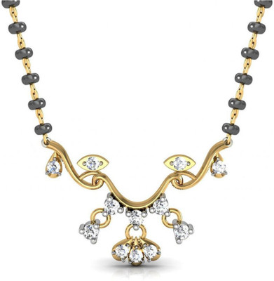 

Avsar Sikkim 18kt Diamond Yellow Gold Mangalsutra Tanmaniya