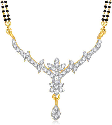 

Meenaz Delicate Cute Tanmaniya Cz Alloy Mangalsutra